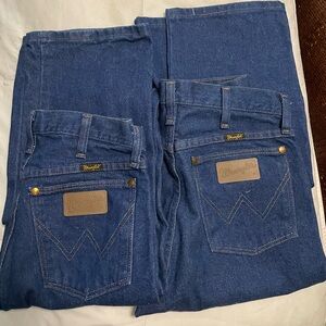 Wrangler Men's 30 x 34 Cowboy Cut Original Fit-2 pair